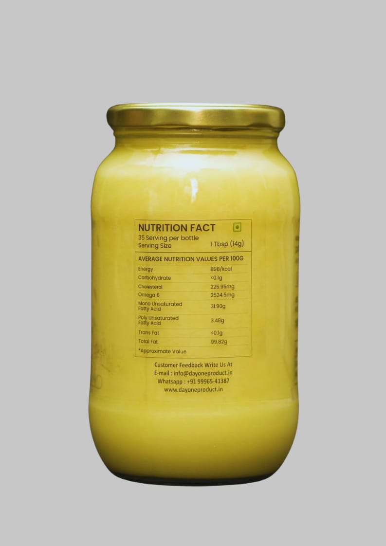 A2 Desi Cow Bilona Ghee (500g Pack) - Image 2